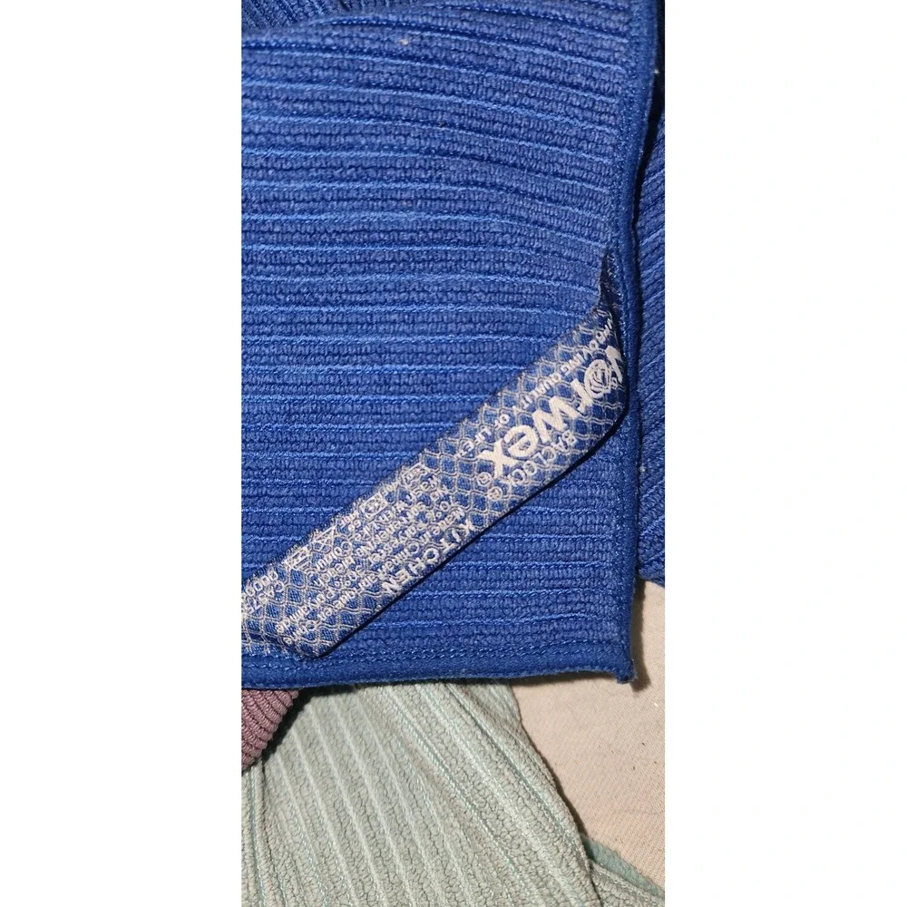 Norwex Lot Of 3 Textured Kitchen Towels and Cloth BacLock Microfiber See Pics